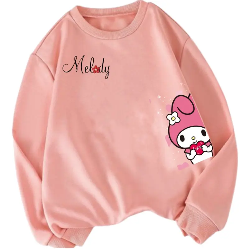 Baju Kaos Anak Perempuan Lengan Panjang 3-15 Tahun 5