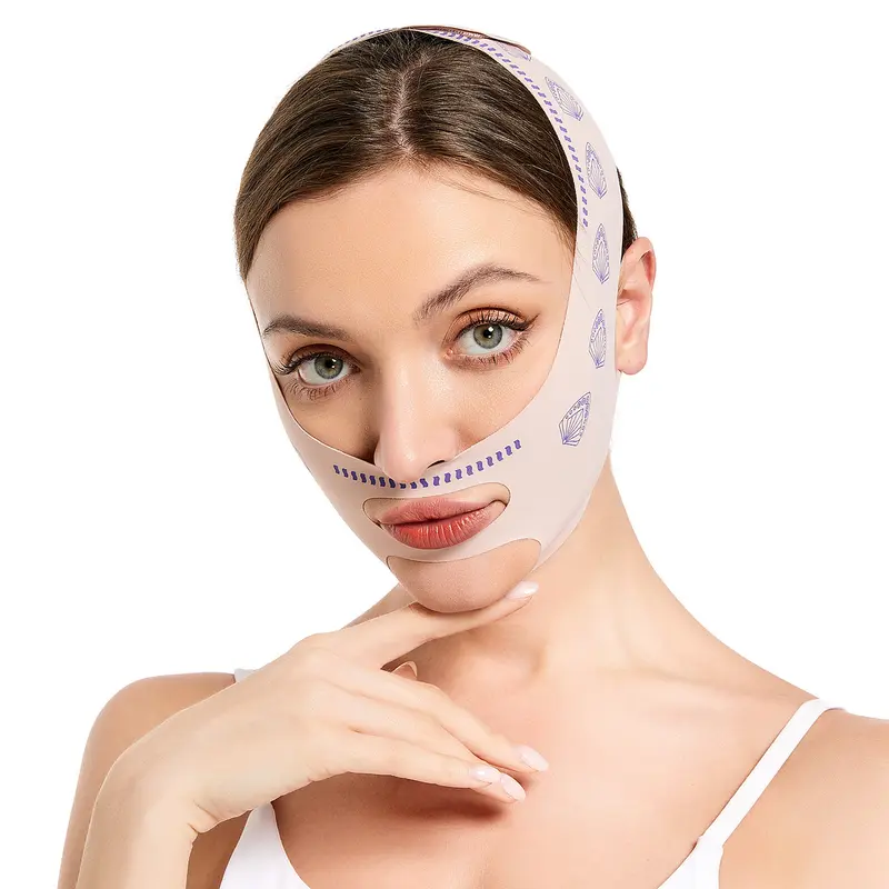 Đai Nâng Cơ Mặt Cao Cấp Bằng Vải Mềm Mịn Thoáng Khí, Dụng Cụ Định Hình Mặt Vline Skincare 2
