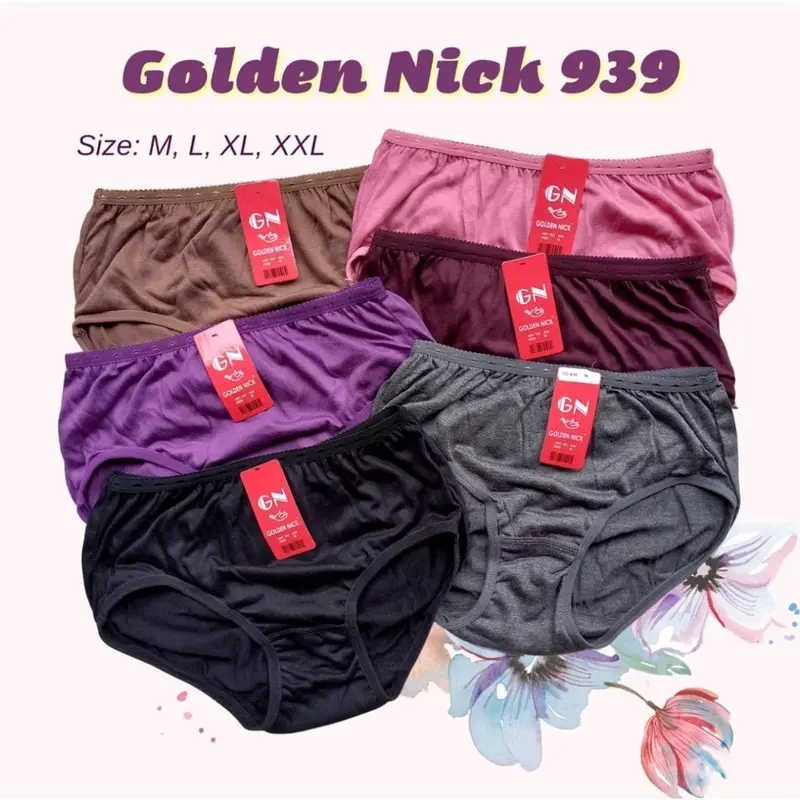Set 3Pcs GOLDEN NICK 937 939 - Celana Dalam Wanita Set 3Pcs - CD Cewek Terlaris - Pakaian Dalam Wanita | Gudang Daleman Katun 8