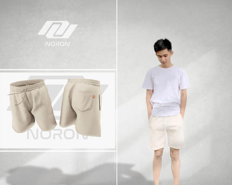 NORON - Celana Pendek Dewasa Pria Wanita/ Boardshort  Distro  Santai / Short Pants Unisex 4