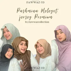 Pashmina Meleyot Malay Jersey Premium Pashmina Kaos Rayon Spandex Jersey