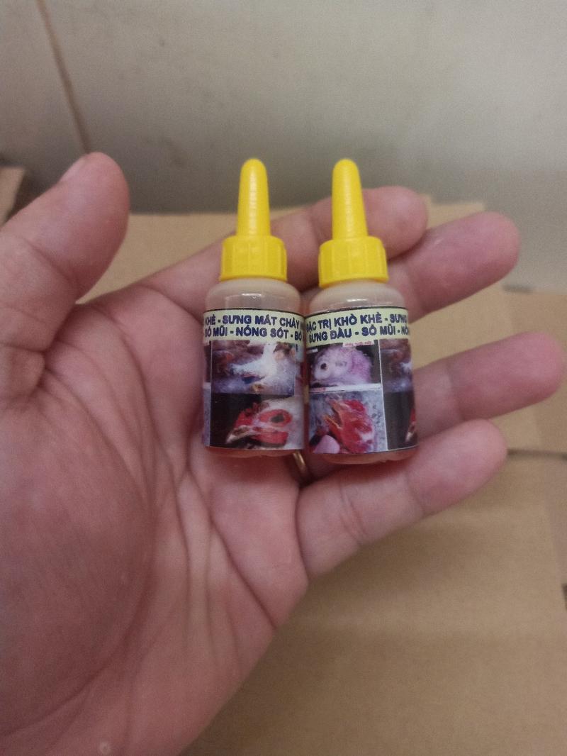 Product Introduction of Chai Gà Nòi Nhỏ 10ml - Phục Hồi Gà Bị Sưng Mắt Phù Đầu 1