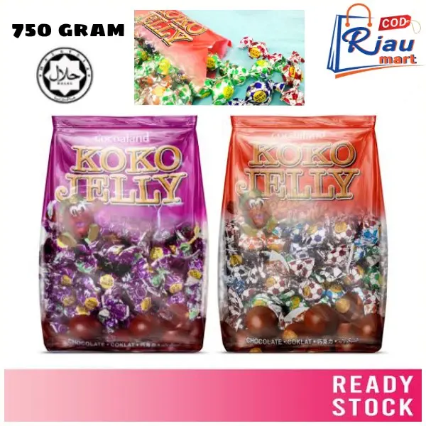 Koko jelly chocolate peanut & raisin 720g
