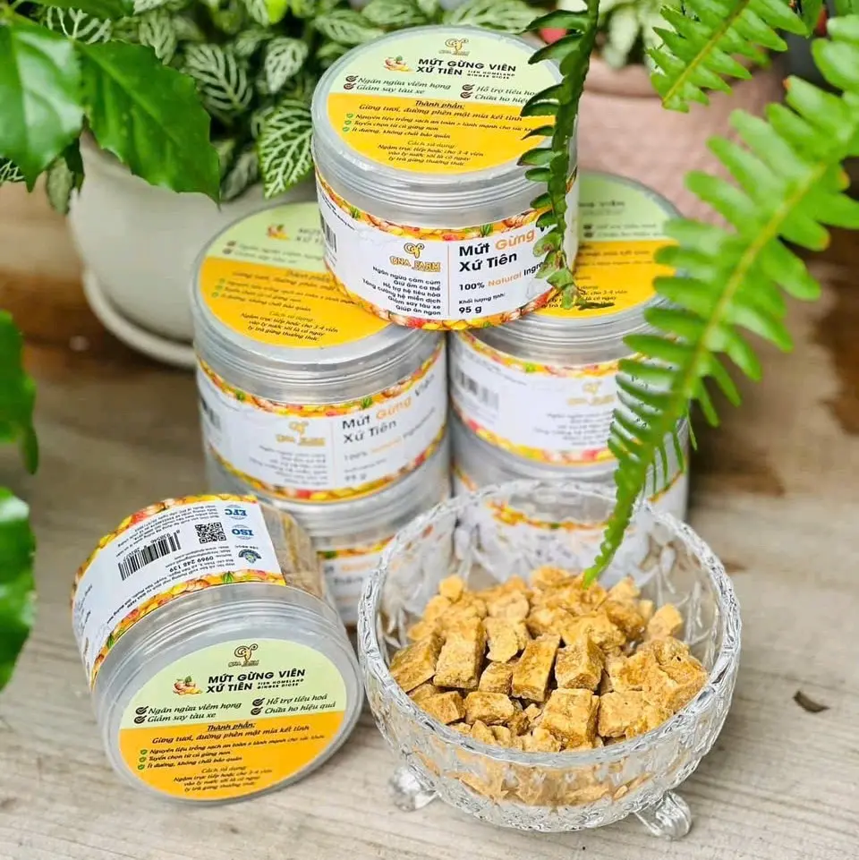 Mứt gừng viên xứ Tiên 95g- Quảng Nam