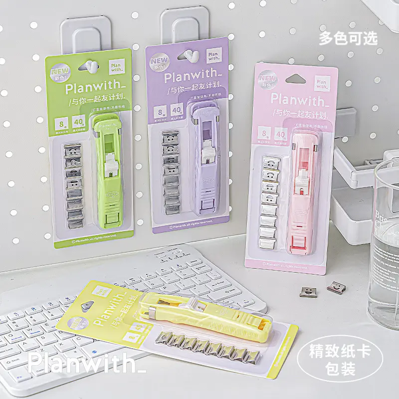 Set ghim tài liệu Planwith Clip Folder Thư mục lưu trữ nhiều màu sắc [taphoagaunho] 4