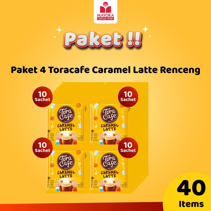 Gambar Paket 4 - Toracafe Caramel Latte Renceng dari Mayora Kota Administrasi Jakarta Barat Tokopedia