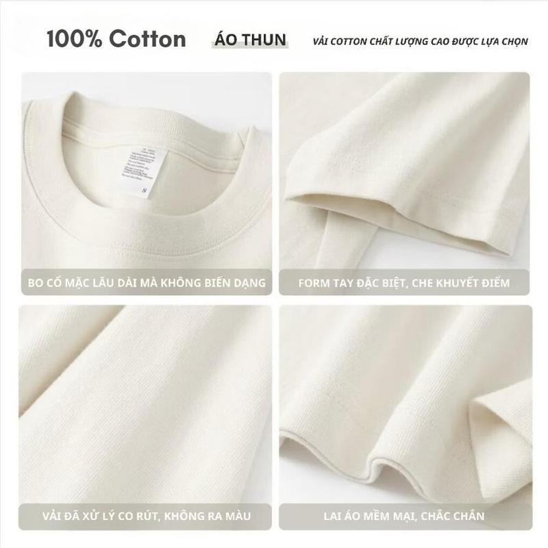 Áo Thun Local Brand VIBESTU " Daisy Flower " Form Big Boxy Rộng Unisex 250Gsm 100% Cotton 240GMS Sản phẩm Women Women 3