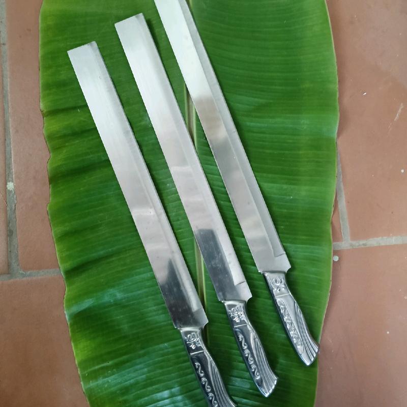 Dao cắt dưa hấu - cắt bánh mì làm bằng inox 304 không rỉ dài 50p xẻ dưa dao  chan dao  rèn