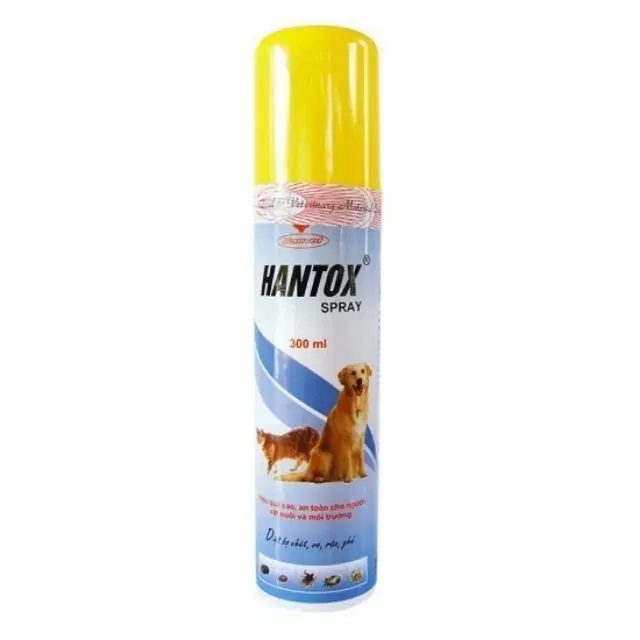 HANTOX XỊT VE RẬN BỌ CHÉT CHO  CHÓ MÈO CHAI 300ML