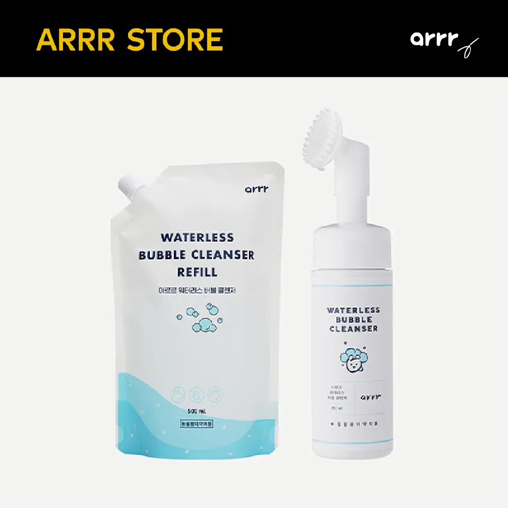 (arrr Store) Waterless Bubble Cleanser (paw cleansing)﻿ / Refill (500ml)