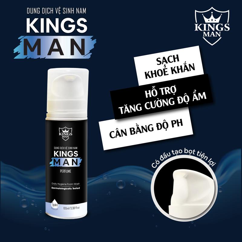 DUNG DỊCH VỆ SINH NAM KINGSMAN GIÚP LÀM SẠCH, KHỬ MÙI HÔI VÙNG KÍN, CHO PHÁI MẠNH LUÔN TỰ TIN Dưỡng Thể suat am sữa  tắm tẩy da Dưỡng Da Body Dưỡng Body Massage