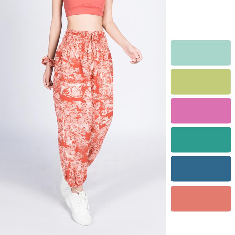 Quần Yoga Flow Nữ Livan Dáng Rộng, Vải Voan Mỏng Nhẹ, Mềm Mại, Thoải Mái Tập Yoga, Đi Chơi Hay Dạo Phố.