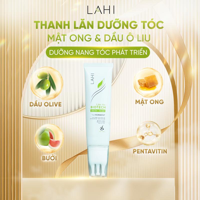 Lăn Mọc Tóc LAHI - Mật Ong & Dầu Ô liu - Dưỡng nang tóc và massage da đầu - Hữu cơ .Women Nữ. Chăm Sóc Tóc .Serum