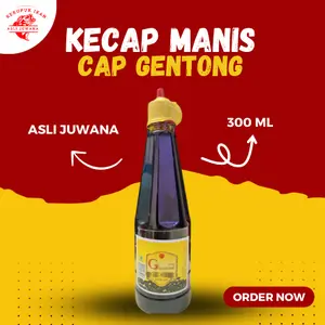 Kecap Manis Cap Gentong Botol Asli Juwana Pati 300ml