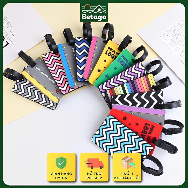  Thẻ tag du lịch - Thẻ hành lý giúp dễ dàng nhận diện hành lý kí gửi của bạn không lo thất lạc Phụ Kiện Nhung 