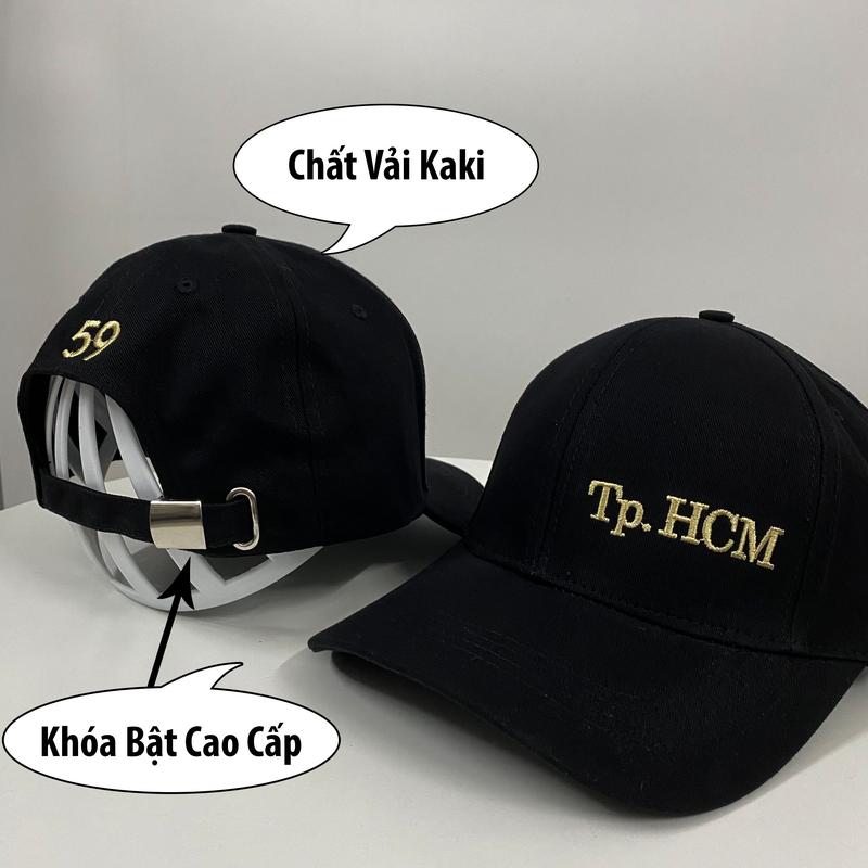 Mũ lưỡi trai Thêu hình Lá Cờ Chất Kaki Form Unisex Nam Nữ mũ  dân 6