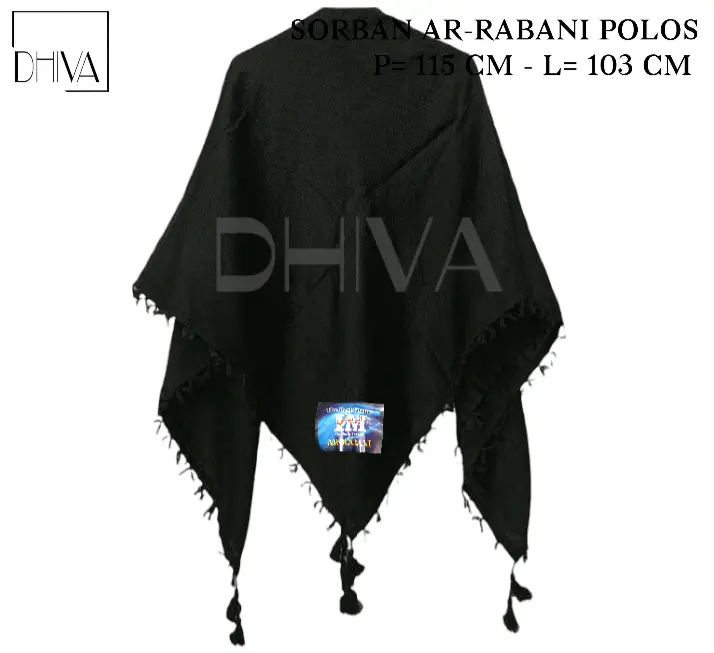 SORBAN HAJI POLOS AR-RABANI KUALITAS TERJAMIN Hadiah Syal