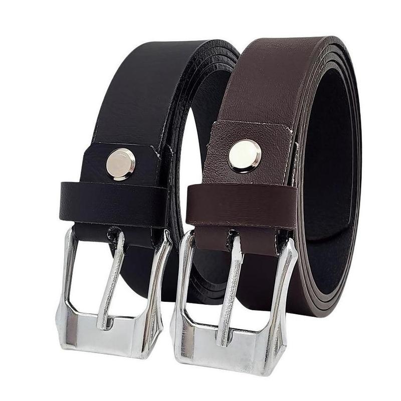 Thắt lưng cho bé trai DHM-497 | Đầu khoá kim trắng bản nhỏ 2.5cm thời trang | Bảo hành 12 tháng