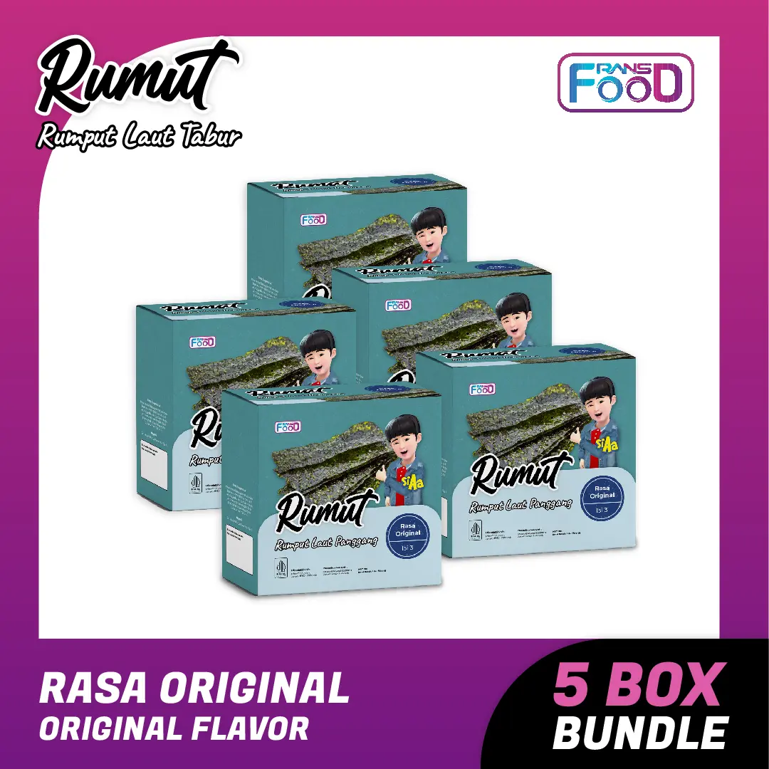 Rumut Panggang Rasa Original 4gr - Bundling 5 Box