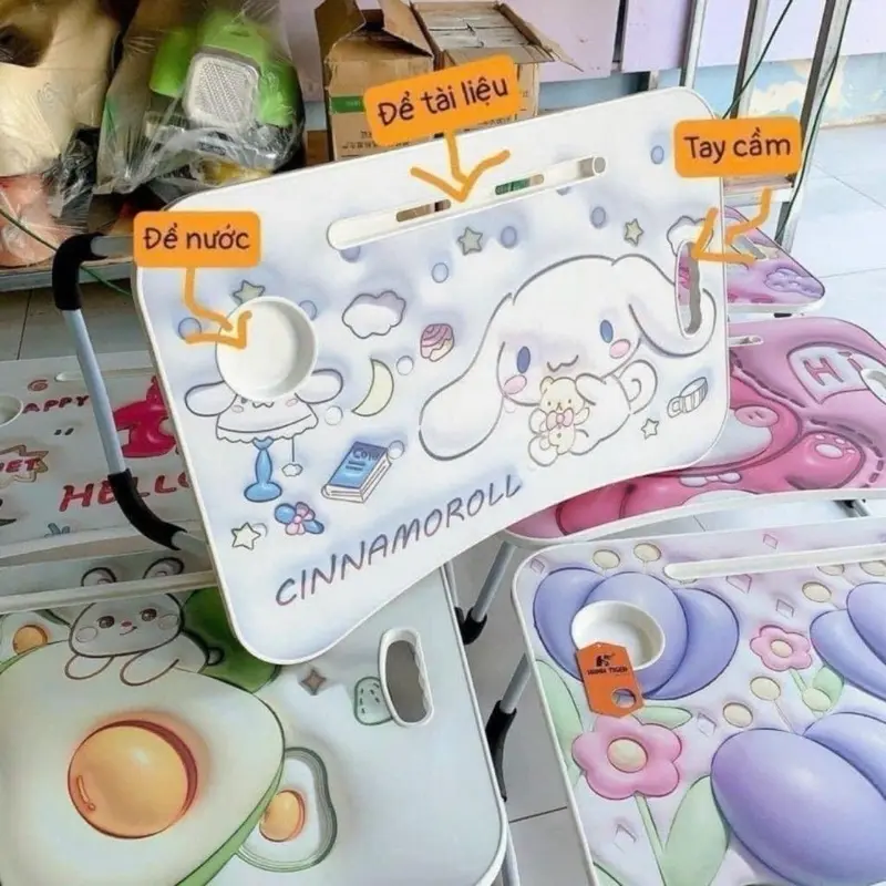 Bàn Học 5d Hình Thú Siêu Đẹp Mẫu Ngẫu Nhiên có KHE cắm ( chỉ đc chọn cho bé trai hoặc bé gái ) giatreo  quanao 4