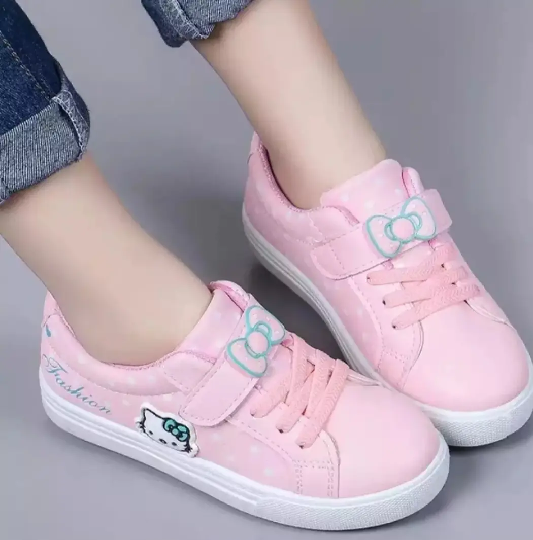 Sepatu Anak Perempuan Sepatu Sneaker Anak Motif Hello Kitty Lucu Fashion Trendy