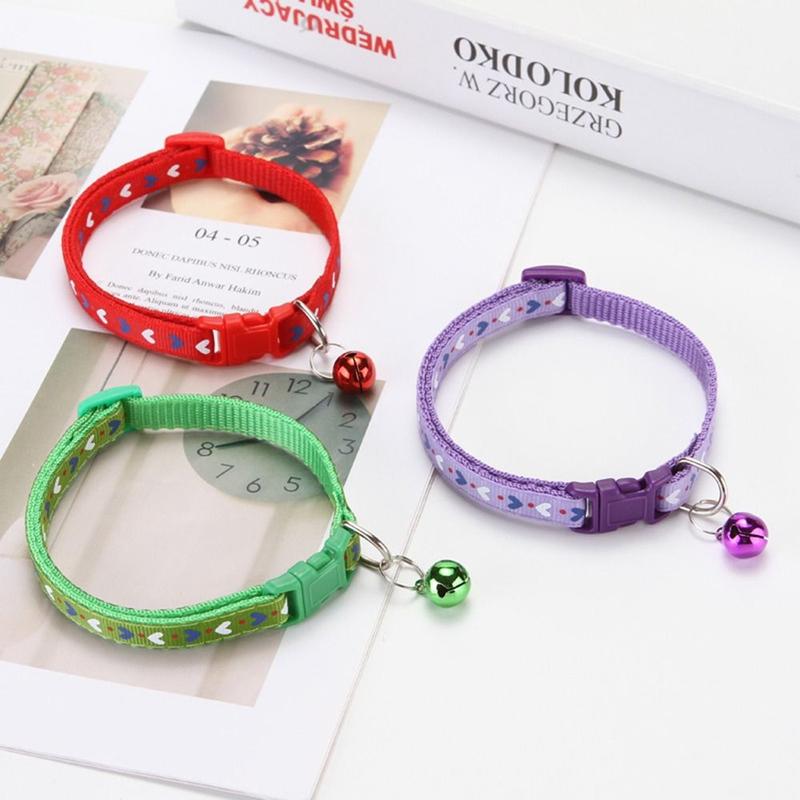 Product Introduction of Vòng Cổ Chó Mèo Họa Tiết Hoạt Hình, Dễ Thương Và Có Thể Điều Chỉnh, Họa Tiết Mũi Tên Tình Yêu Vòng Cổ Chuông Cho Mèo, Có Chuông, Thích Hợp Cho Chó Đi Dạo, Vòng Cổ Thú Cưng, behooff 12