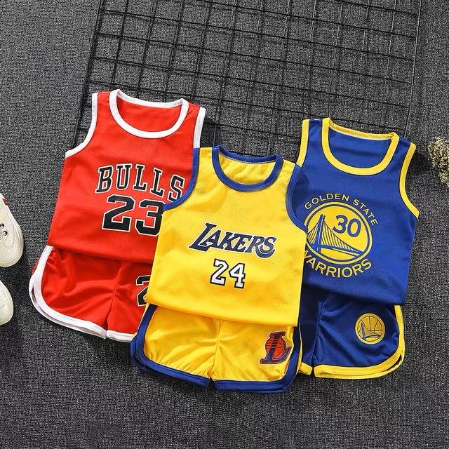 SETELAN IMPORT BAJU BASKET ANAK / KAOS SINGLET ANAK LUCU / BAJU IMPORT ANAK ANAK TERBARU / BAJU BASKET ANAK TERMURAH / COD Celana Pakaian Outdoor 1