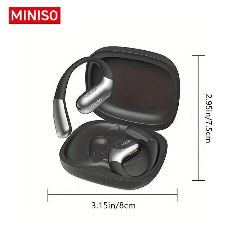 MINISO X28 Wireless Open-ear Design Earphone, Long Standby Earbuds, Low Latency Game Headset, Compatible with iOS & Android 1