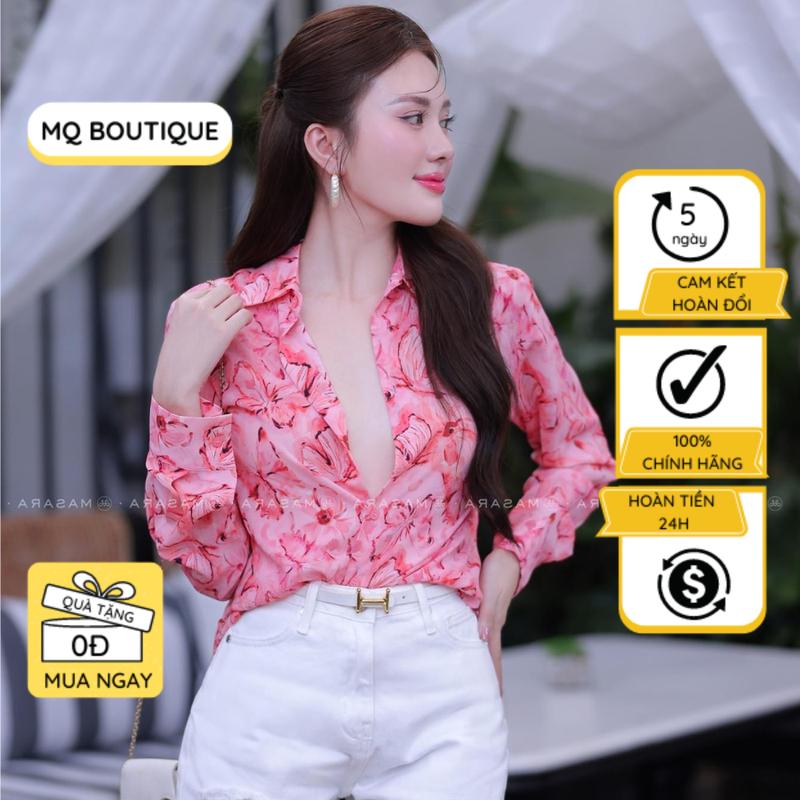  Áo lụa sơ mi nữ dài tay cao cấp công sở họa tiết con vật nền hồng dáng cơ bản  áo sơ mi họa tiết thiết kế MQ Boutique 
