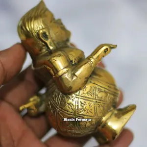 Patung Semar Klinting Kuningan Unik Besar