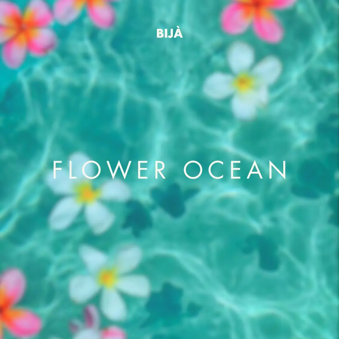 Bijà - Reed Diffuser/Pengharum Ruangan 50ml (Long-lasting Scented Gift untuk Kamar atau Ruang Kerja) | Essential Fragrance oil - Flower Ocean