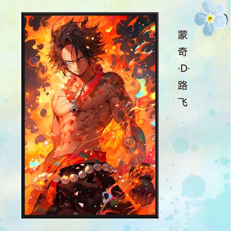 Product Introduction of 2025 New One Piece Luffy Zoro Cartoon Anime Puzzle 1000 Pieces with Photo Frame Adult Handmade Educational Toys Gift 8