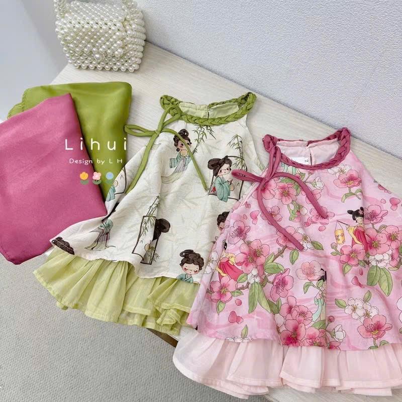 Yếm Tiểu Ngọc cho bé gái(Nhà may Xuka handmade)