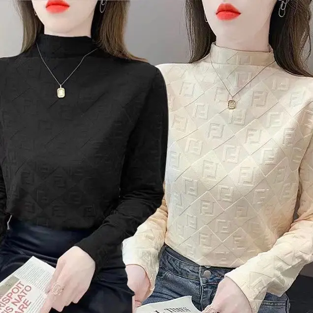 Loại Dầy] Áo Giữ Nhiệt Dầy Áo Nỉ Cổ 3cm