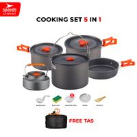 Gambar SPEEDS Alat Masak Camping 5in1 6 Orang Piknik Portable Serbaguna Dapur Mini Lengkap Outdoor Cooking 003-601 - 003-500 SET dari Speeds Premium Store Kota Surabaya 1 Tokopedia