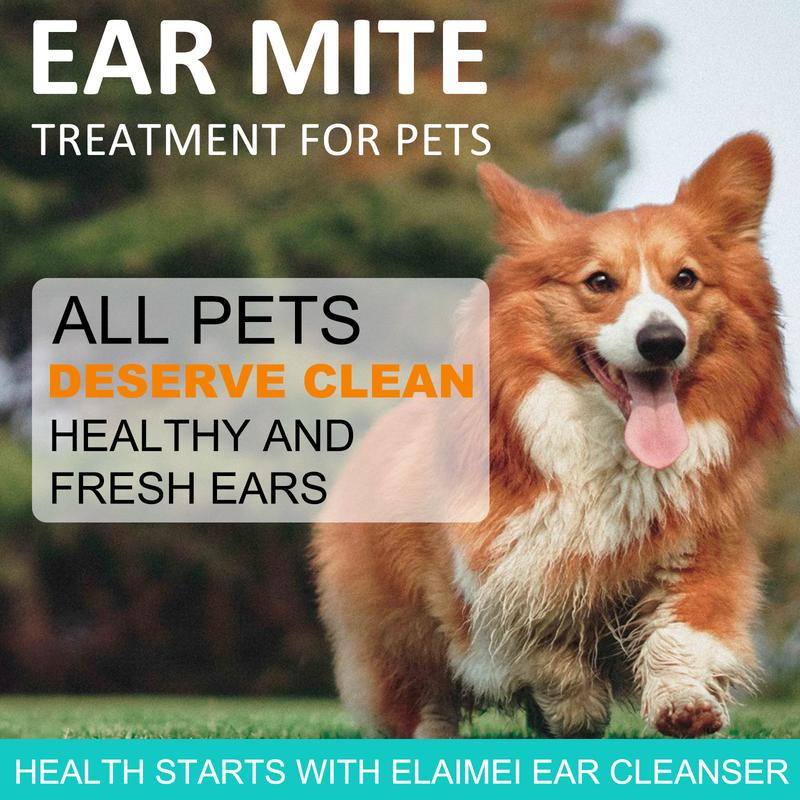 Product Introduction of [Ready Stock & Cod] Elaimei Pet Ear Cleaning Liquid Ear Mite Removal Child Meatus Acusticus Cleaning for Cats and Dogs Ear Cleaning Liquid 50ml 5