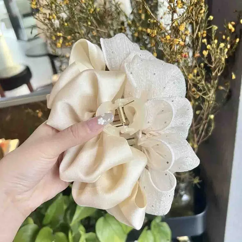 Kẹp Tóc Bướm, Ngọt Ngào Và Thanh Lịch, Phong Cách Ab, Cỡ Lớn, Dành Cho Phụ Nữ Và Trẻ Em Gái, Kẹp Cá Mập, Phụ Kiện Đội Đầu 5