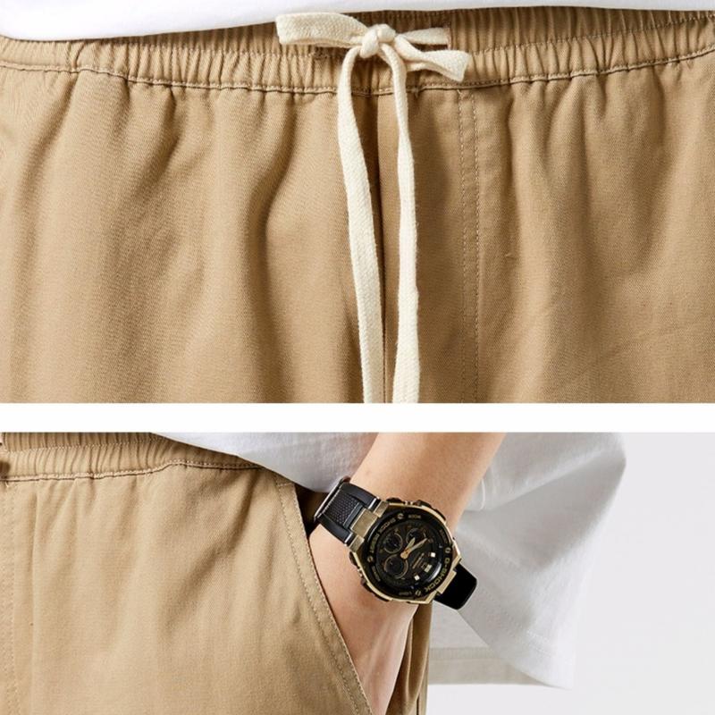 Product Introduction of 2025 Men's Work Pants, American Style, Loose Fit, Straight Cut, Easy to Match with Outfits, Summer INS Fashion Tide Handsome High Quality Man Clothing 11