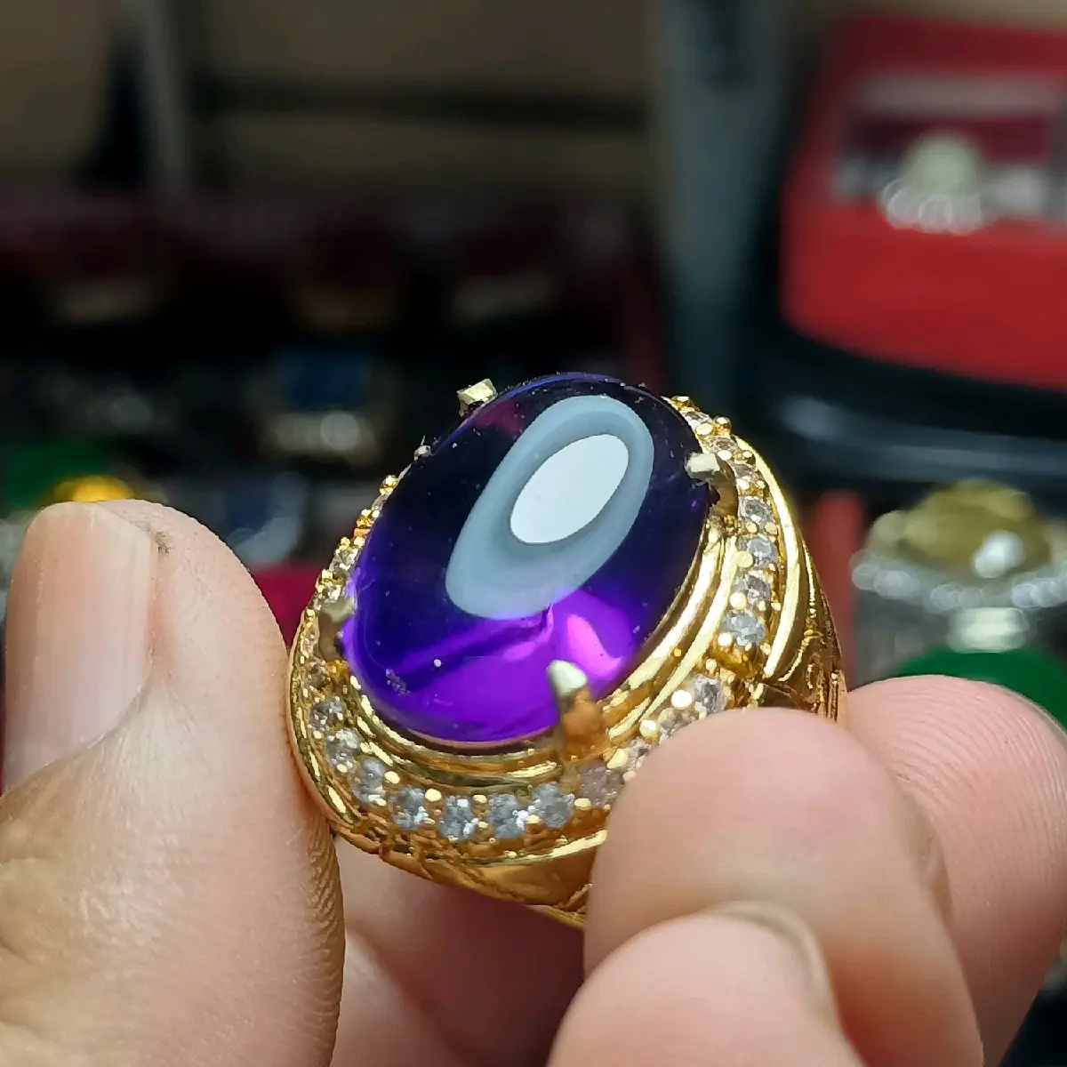 Batu cincin kecubung tanjung bintang Sukses