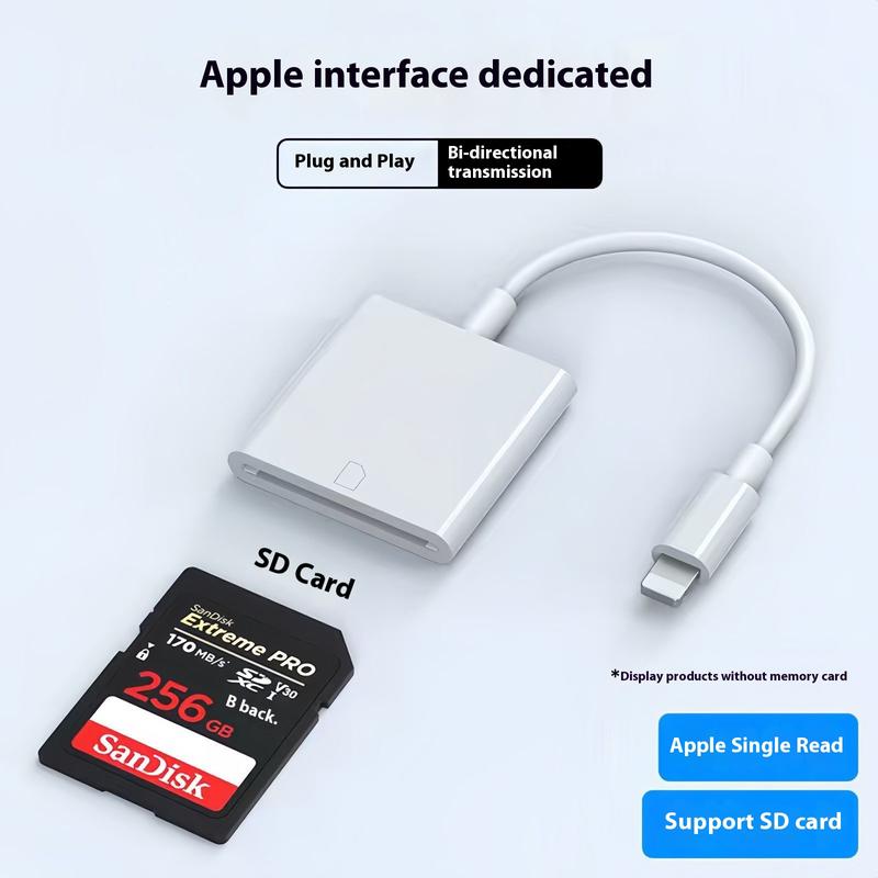SL for iPhone Apple phone card reader TF/SD card camera Android typec universal U disk OTG adapter 3