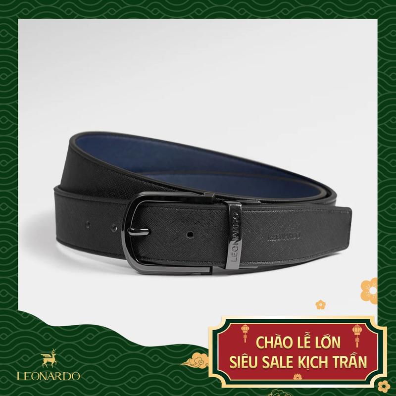 Thắt Lưng Da Nam Cosmos 01 Chất Liệu Da Microfiber Bền Bỉ Thương Hiệu LEONARDO
