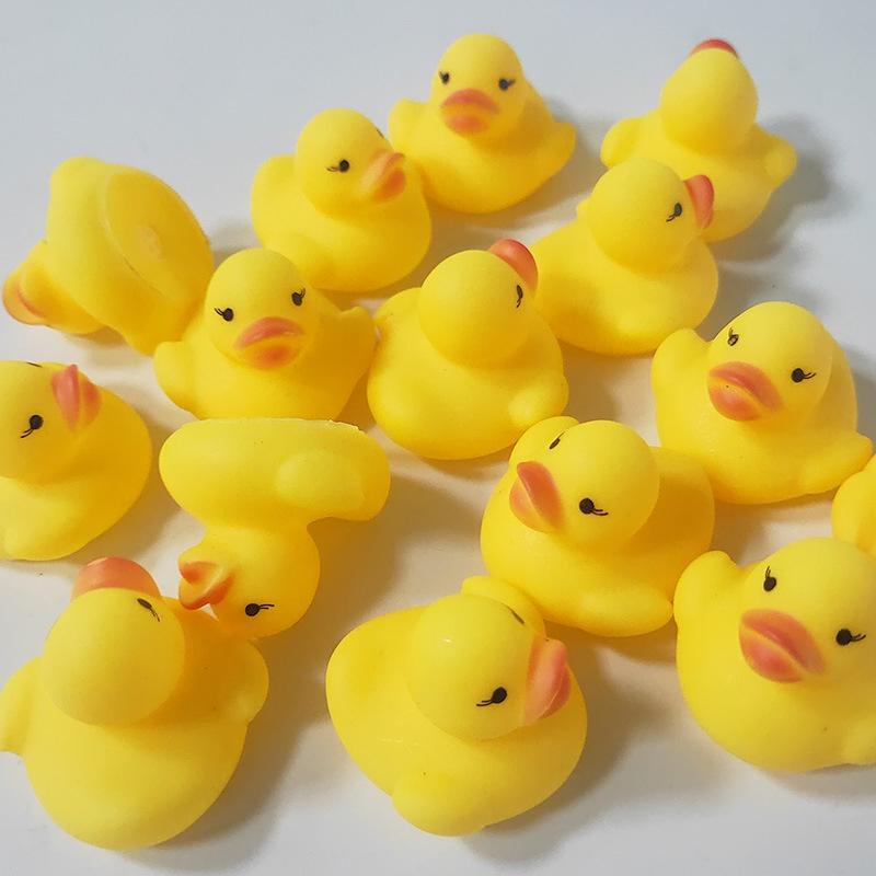 Cute Mini Small Yellow Rubber Duck Educational for Children Baby Bath Toys 3