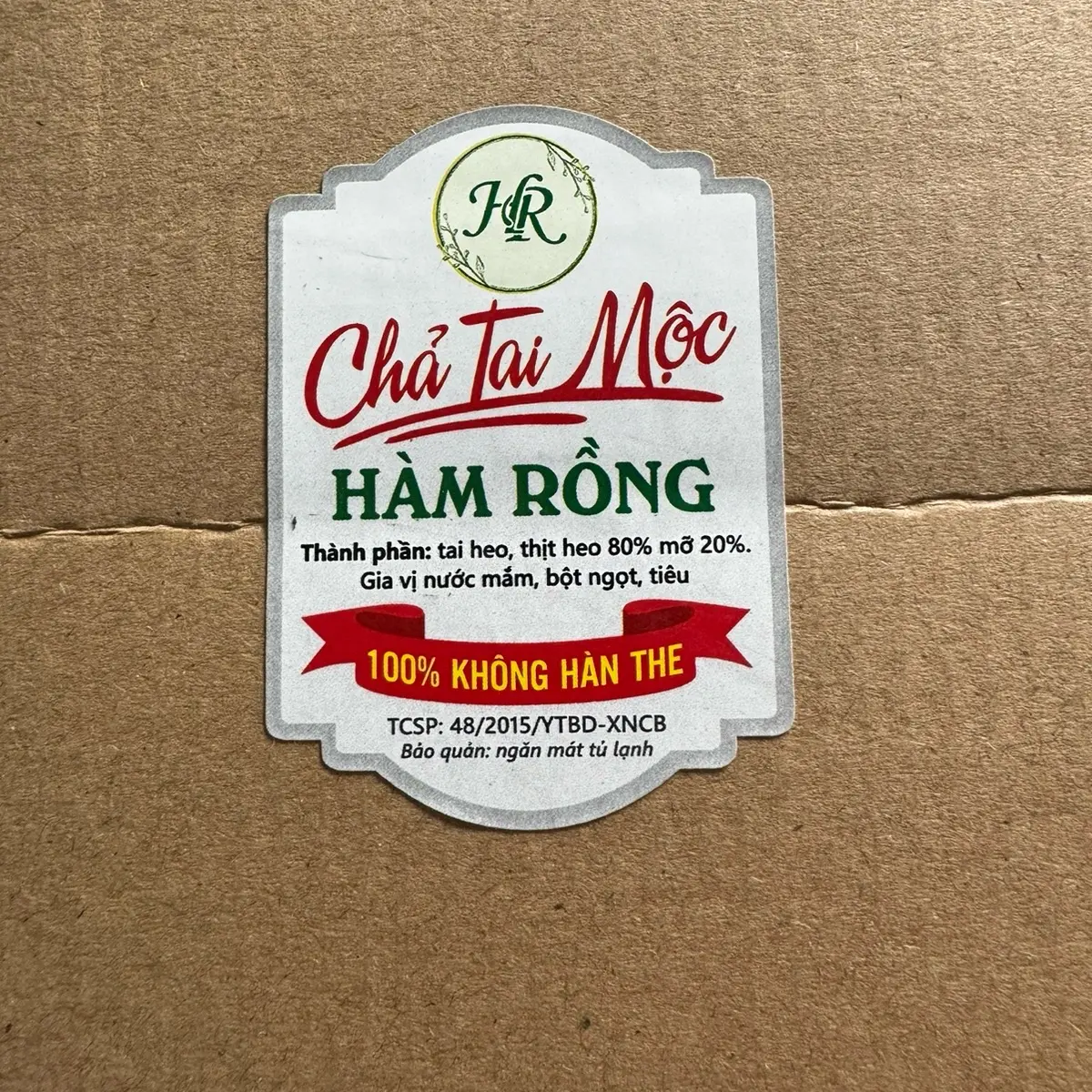 Tem 1kg CHẢ TAI MỘC KHÔNG CAY