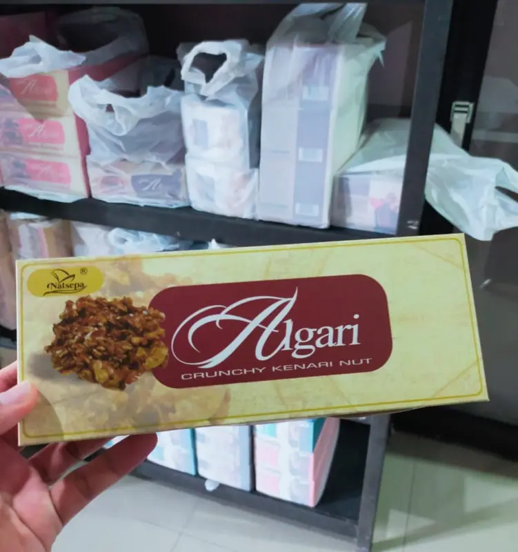 Algari Kacang Kenari Original Makanan Ringan Snack Khas Ambon Food Karamel 0