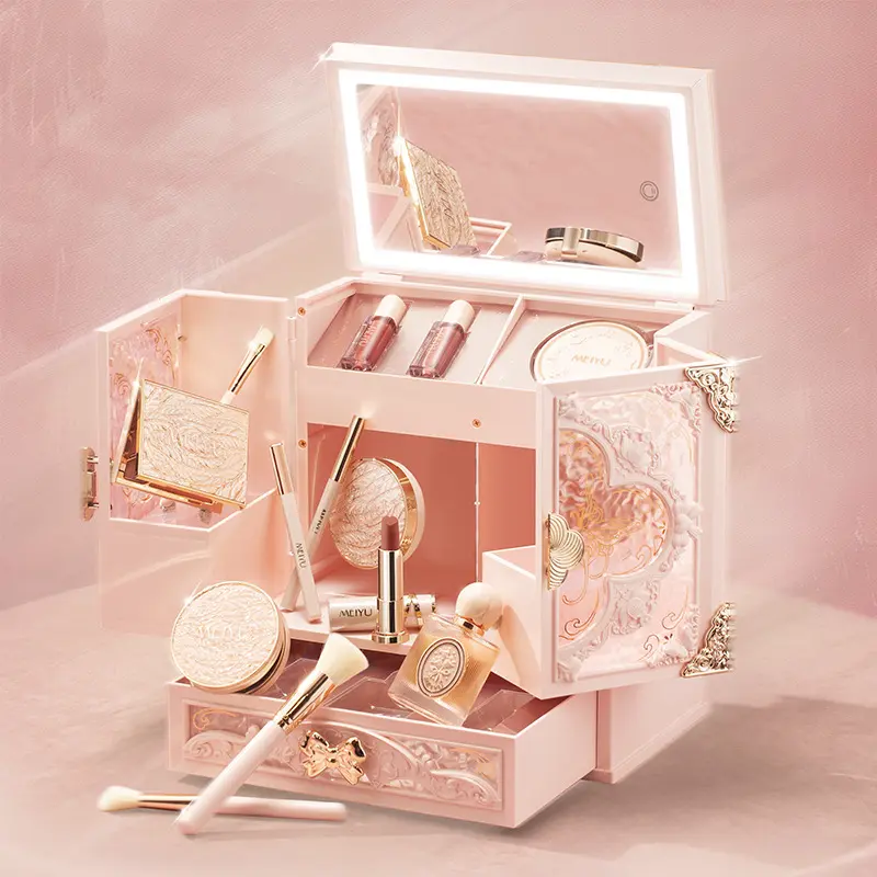 High end and luxurious MEIYU,YOULIYOULA, HLOFF,O'CHEAL Makeup Gift