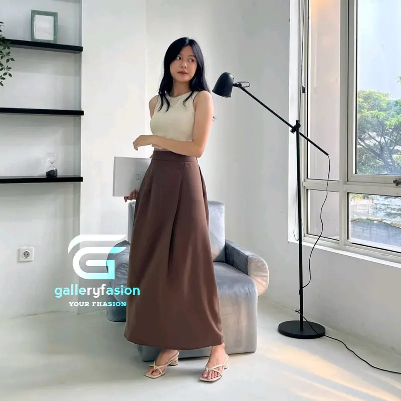 Rok Wanita Yoora Skirt | A-Line Maxi Skirt | Raya Collection 2