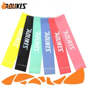 [Fiery Sport] Resistance Band Aolikes Best Quality Loop Karet Elastis Tali Yoga Fitness Gym Lower Body Streetching Otot Outdoor Sport Olahraga