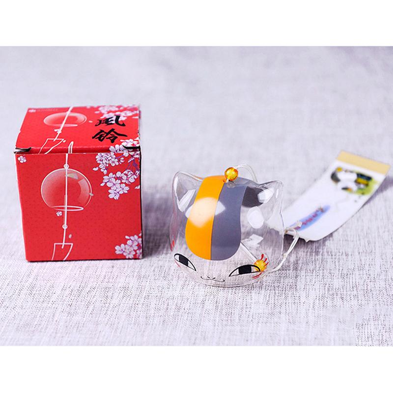 Chuông Gió Nhật Bản, 1 Chiếc, Chuông Gió Furin Thủy Tinh Thủ Công, Trang Trí Nhà Cửa Và Văn Phòng 1