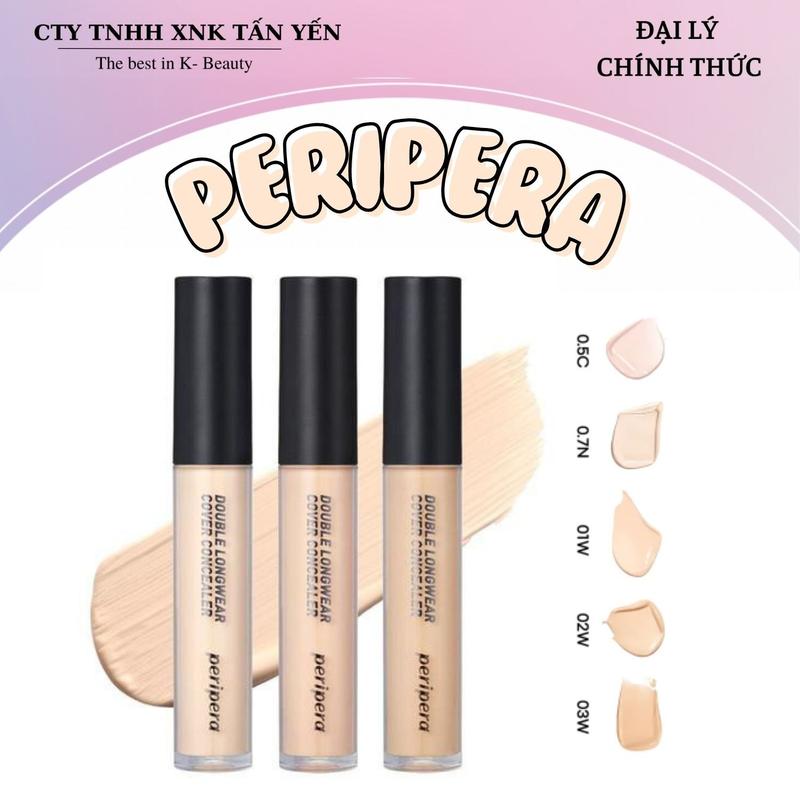 Kem Che Khuyết Điểm Peripera Double Longwear Cover Concealer 5.5g