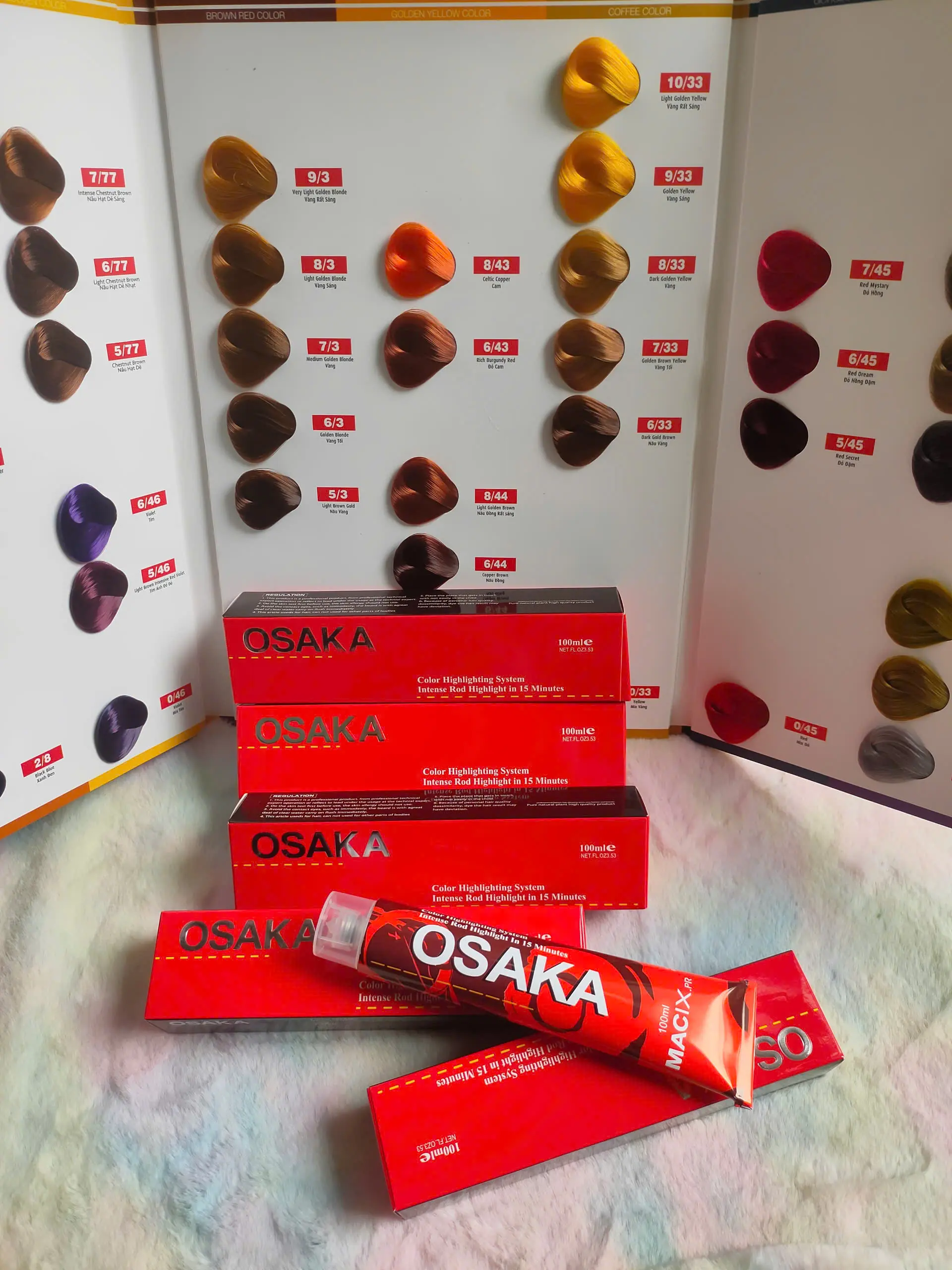 Nhuộm Osaka không kèm oxy trợ nhuộm- Nhuộm tóc